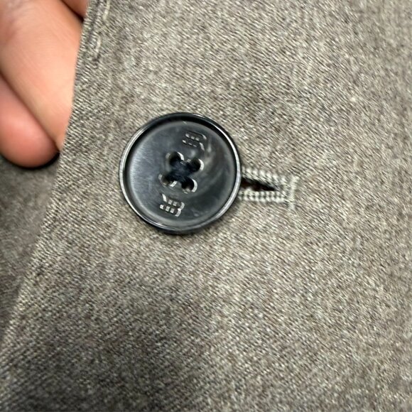 Banana Republic Suit Vitale Barberis Canonico 120s Flannel Wool 2pc 38R 32x31 - Picture 8 of 16